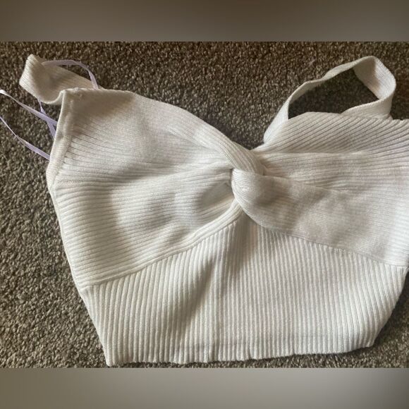 Blashe white crop top with straps. new - Picture 4 of 10